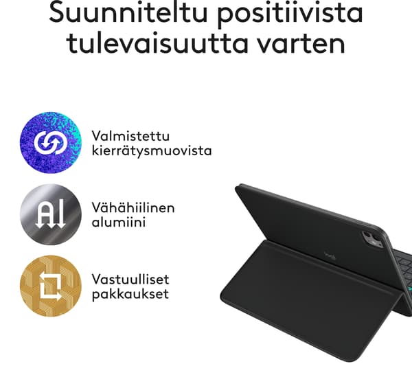 Logitech Flip Folio för 11-tums iPad Pro och iPad Air