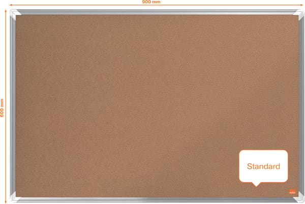 Nobo Premium Plus korkskiva, 90 x 60 cm