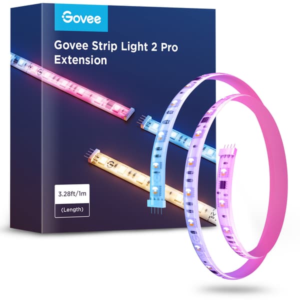 Govee Strip Light 2 Pro LED-ljuslistförlängning, 1 m