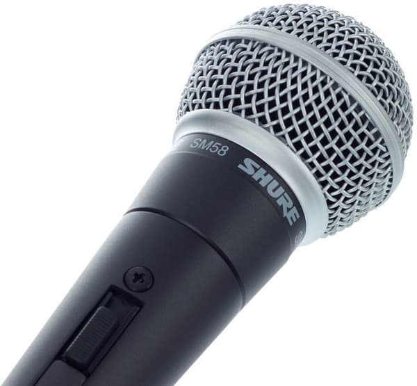 Shure SM58SE – dynamisk mikrofon med on/off-strömbrytare