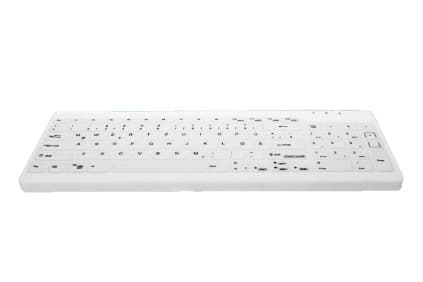Contour Active Key QuickClean Medicinskt tangentbord PN C7012, vit