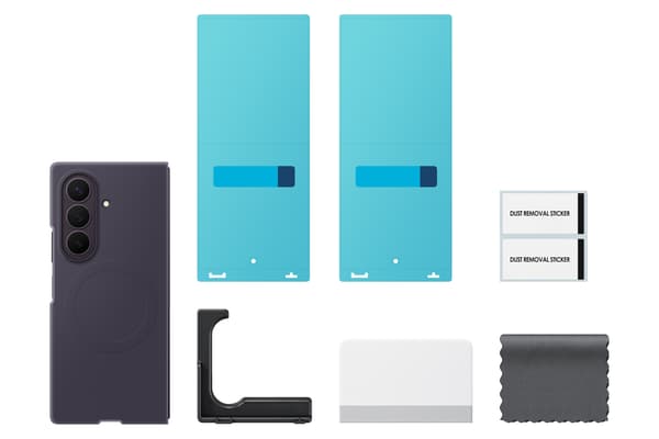 Samsung Galaxy Fold8 Ultra Silikon Magnet Qi2 skyddsfodral, lila