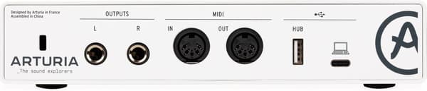 Arturia Minifuse 2 -ljudkort USB-C, vit