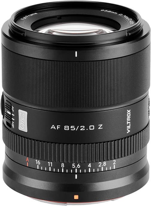Viltrox AF 85mm F2.0 Evo objektiv, Nikon Z