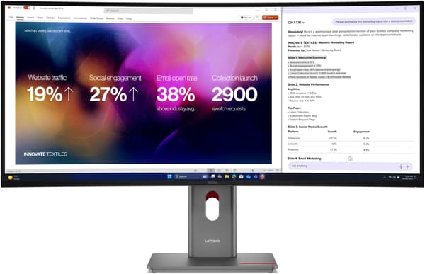 Lenovo ThinkVision P40WD-40 39,7" WUHD-skärm
