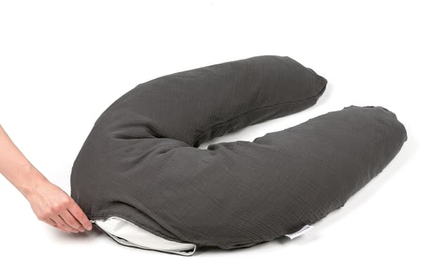 Doomoo Comfy Big -amningskudde, tetra grey