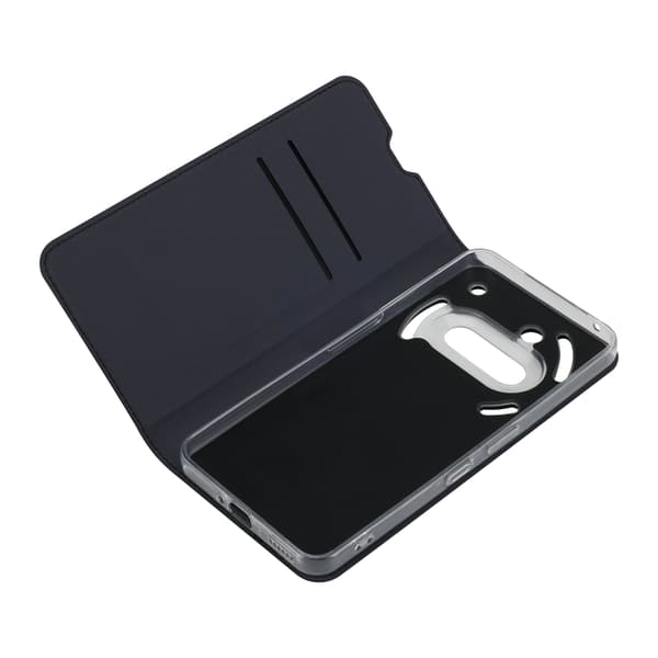FoneKit BookCase skyddsfodral, Nothing Phone (3a), svart