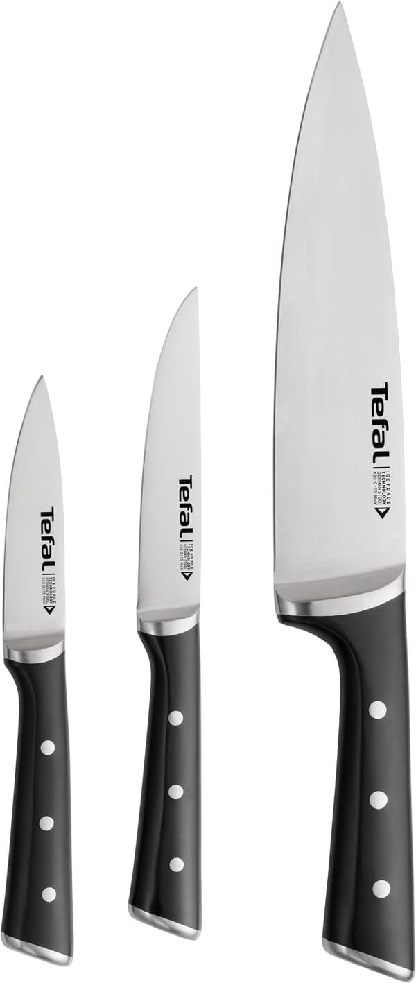 Tefal Ice Force kniv-sæt, inkl. 3 knive