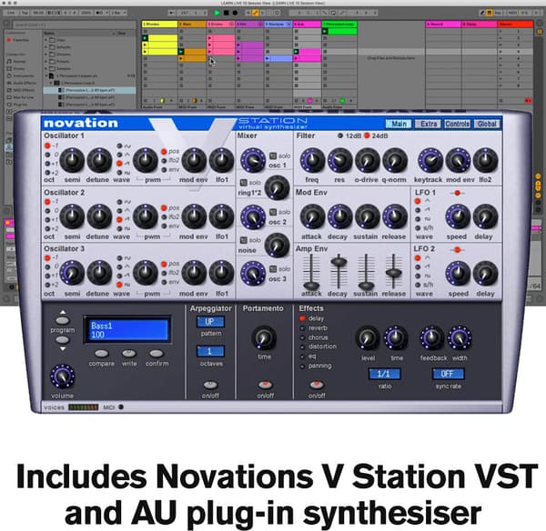 Novation Impulse 49 - masterkeyboard, 49 tangenter