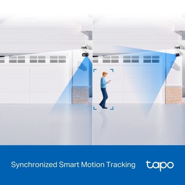 TP-Link Tapo C246D dubbla övervakningskamera för utomhusbruk