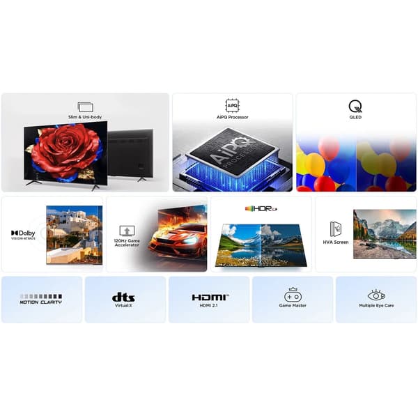 TCL 43" T69C – 4K QLED Google TV