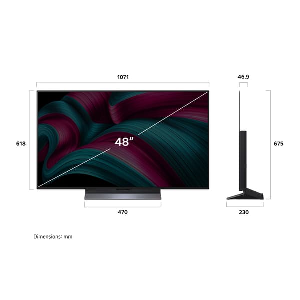 LG 48" OLED evo C5 – 4K TV (C55)
