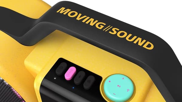Philips Moving Sound The Roller TAMS60Y/00 bärbar boomblaster, gul