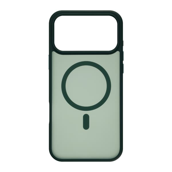 FoneKit MagSafe-kompatibelt Soft Touch skal, iPhone 17 Pro, mörkgrön