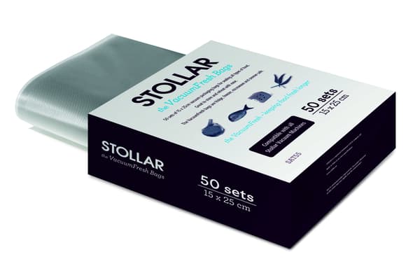 Stollar SAT55 vakuumpåsar, 15 x 25 cm, 50 st