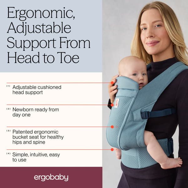 Ergobaby Omni Lite Mesh bärsele, Slate Blue