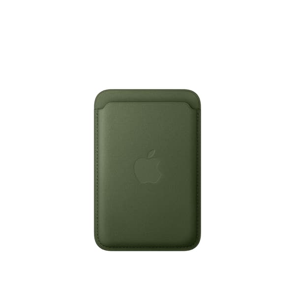 Apple iPhone FineWoven-plånbok med MagSafe, mossa