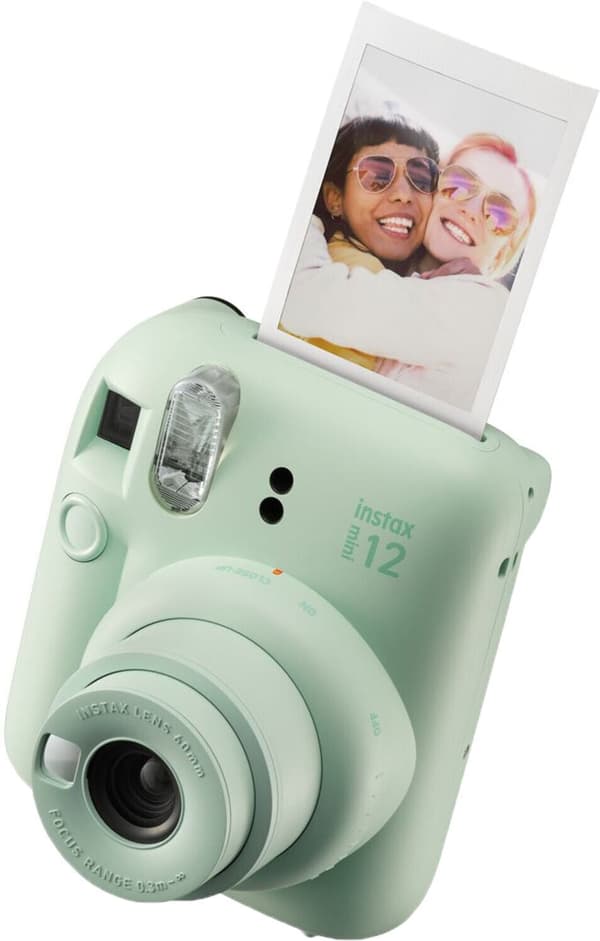 Fujifilm INSTAX Mini 12 direktbildskamera, mintgrön