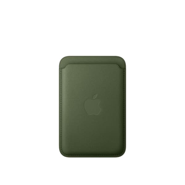 Apple iPhone FineWoven-plånbok med MagSafe, mossa