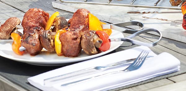 Napoleon platta grillspettspinnar, 8 st