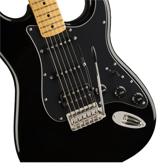Squier Classic Vibe Stratocaster 70's HSS -6-strängad elgitarr, Svart