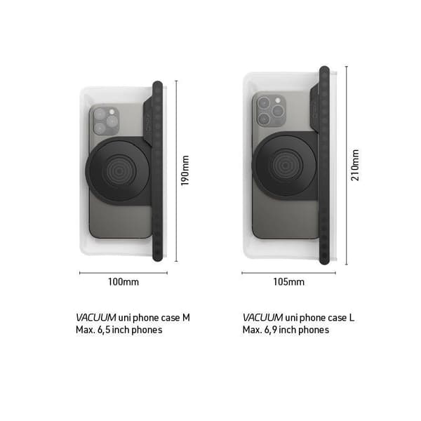 Fidlock Vacuum Uni Telefonfodral L, 6,9", svart
