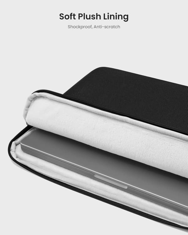 tomtoc Light-A18 laptopsleeve, 14,4", svart