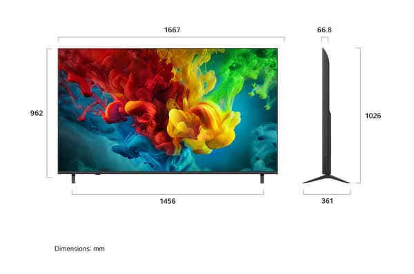 LG 75" QNED 82 – 4K Mini–LED TV (2026)