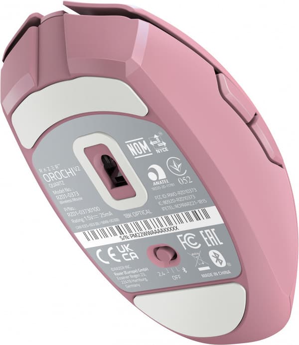 Razer Orochi V2 -spelmus, rosa