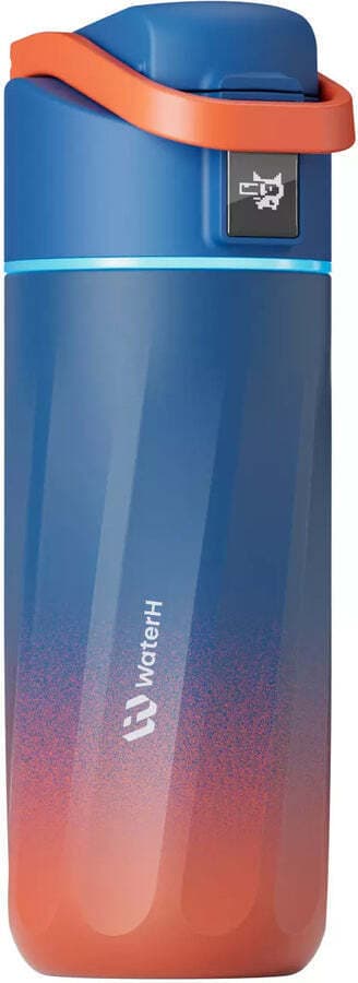 WaterH BOOST Chug Lock smart vattenflaska, 475 ml, Ara Blå-Orange