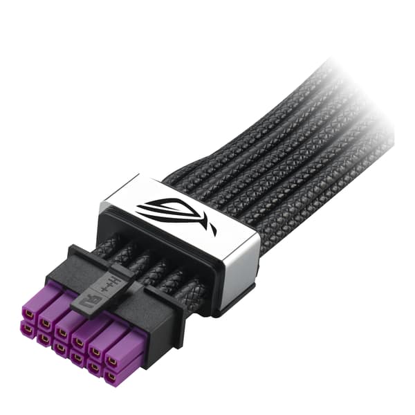 Asus ROG Equalizer 12V-2x6 PCIe strömkabel, svart