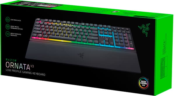 Razer Ornata V3 -speltangentbord, membrandonsswitchar