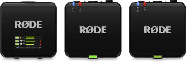 Rode Wireless GO 3 -trådlöst mikrofonssystem