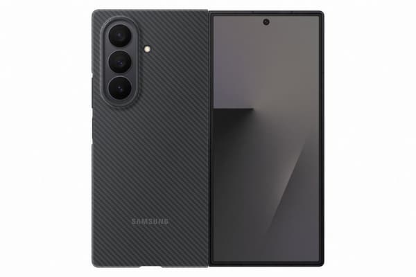 Samsung Z Fold7 Carbon Shield-skyddsfodral, svart