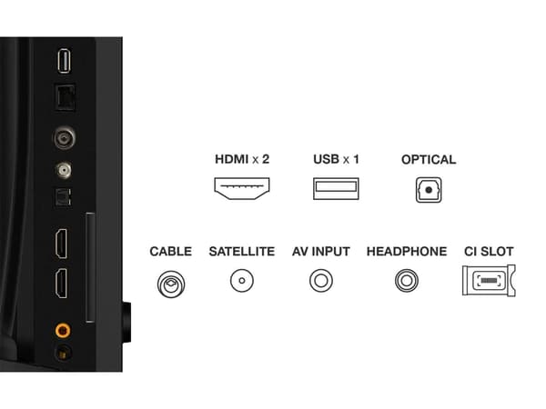 TCL 32" S5K – Full HD Android QLED TV