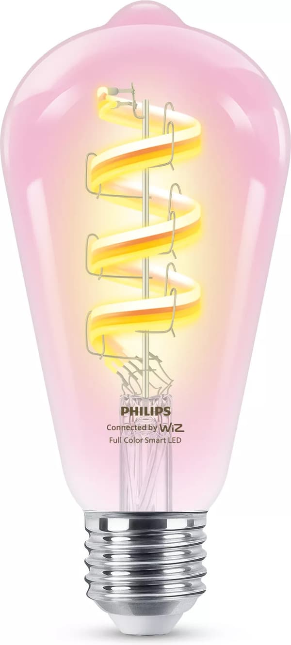 Philips Smart LED Filamentlampa Edison ST64, E27, klar