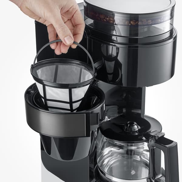 Severin KA4830 kaffebryggare med kvarn, glaskanna