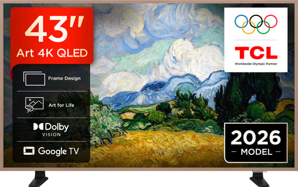 TCL 43" A400 Pro – 4K QLED Google TV