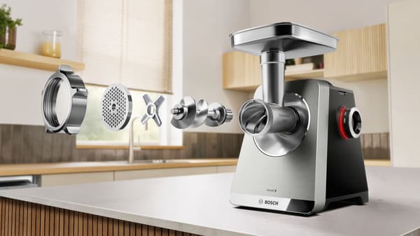 Bosch Serie 8 MFWS835M köttkvarn, stål