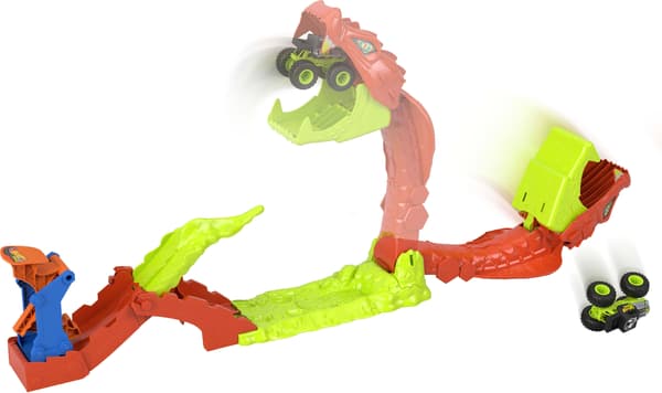 Hot Wheels Monster Trucks Snake Bite Slam-Out bilbana