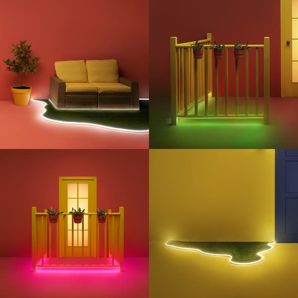 WiZ Udendørs RGBW LED-strips, 5 m, kit