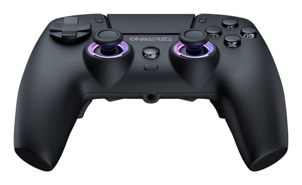 Oniverse Starion PS5 trådlös Bluetooth-spelkontroll, Obsidian Black