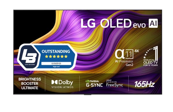 LG 77" OLED evo G5 – 4K TV med väggfäste (G51)