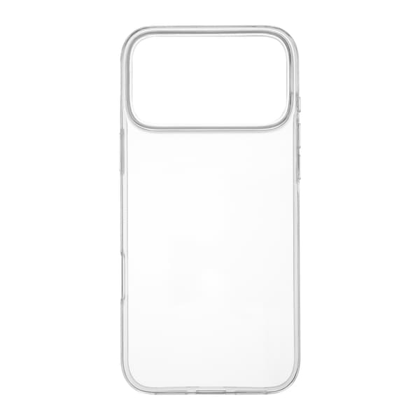 FoneKit silikonskydd, iPhone 17 Pro Max, transparent