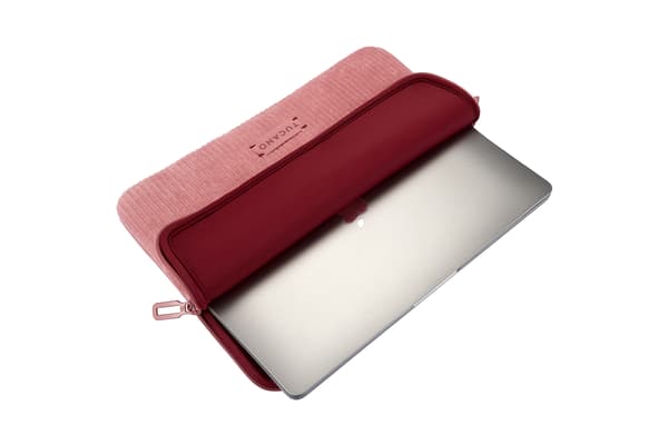 Tucano Velluto 2 skyddsfodral, Macbook Pro 16", ljusrosa