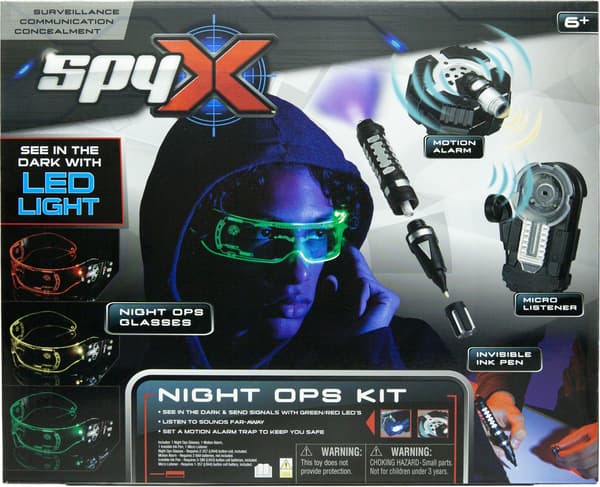 SpyX Night Ops Kit - spionens startpaket
