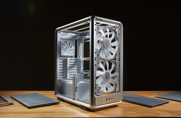 Cooler Master MasterFrame 500 Mesh, ATX-chassi, silver