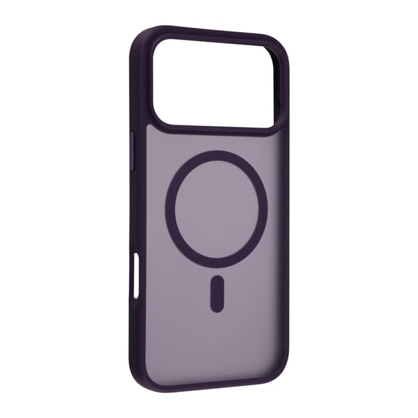 FoneKit MagSafe-kompatibelt Soft Touch skyddsfodral, iPhone 17 Pro Max, lila