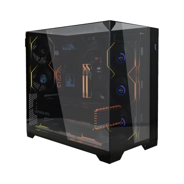 Lian Li O11 Vision Compact ATX-chassi, svart