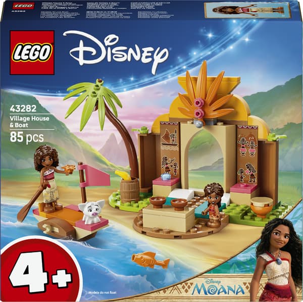 LEGO Disney Prinsessa 43282 – Byns hus och båt